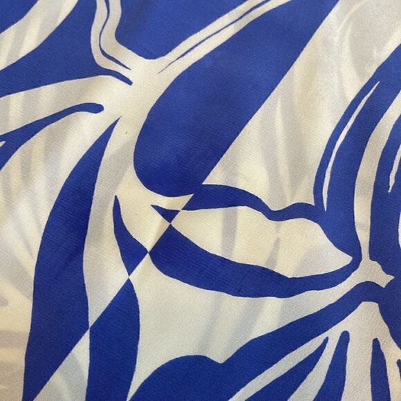 Lilly Pulitzer Sleeveless 100% Silk Blouse Cami Top Purple and White XS - Picture 5 of 5